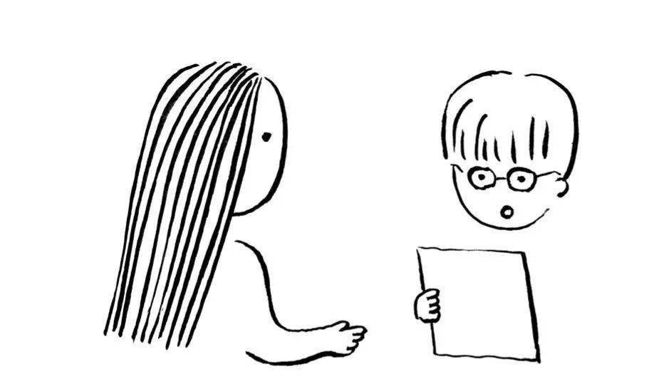 她画了团毛在画廊里展出