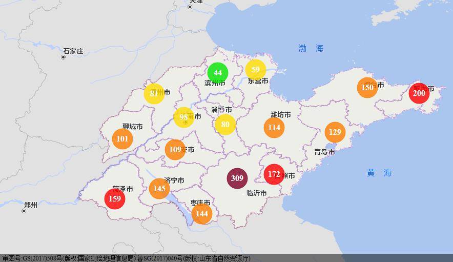 山东疫情形势图图片