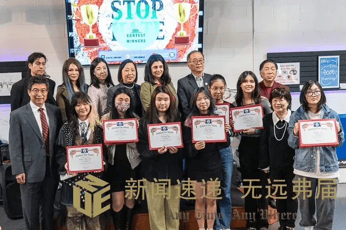 第二届停止仇恨南加中学生绘画比赛精彩落幕