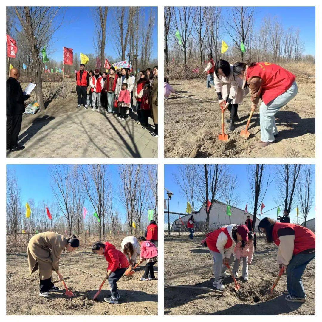 南孙庄镇团委组织开展党团共建小手拉大手植树护绿绿色行动