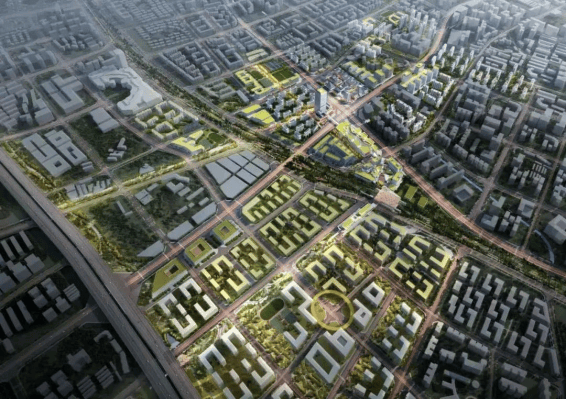 太平园tod效果图而且目前,此次征地拆迁的片区内已经有3/7/9/10四条