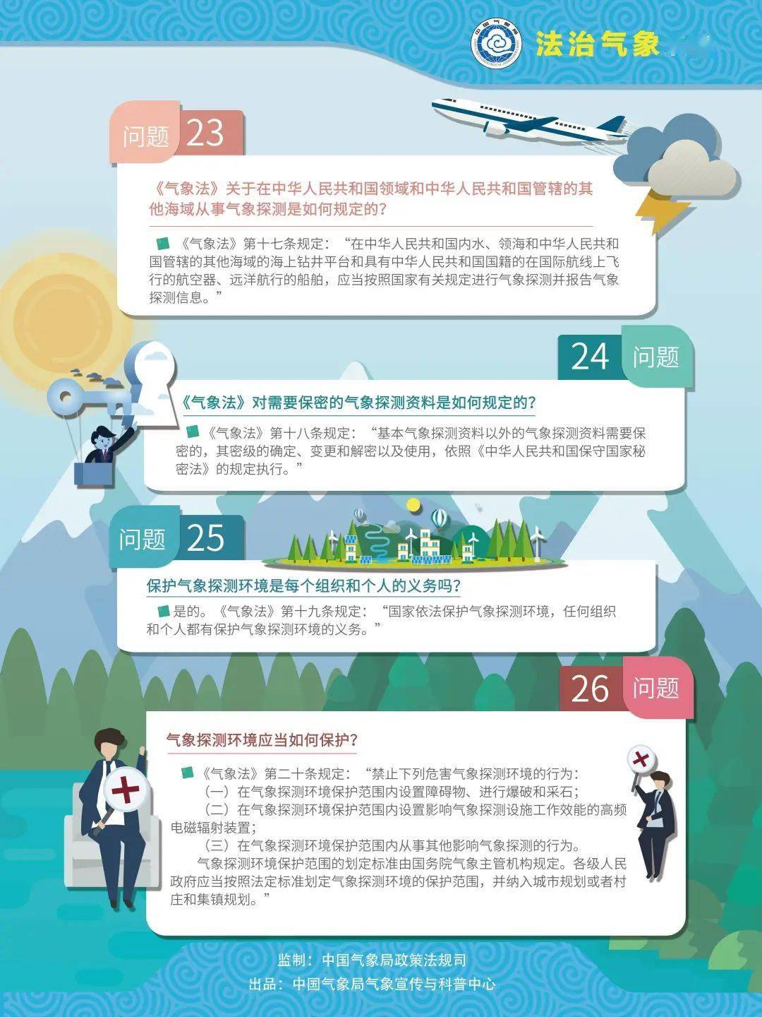 普法宣传 | 气象法律法规知多少?_科普_来源_中心