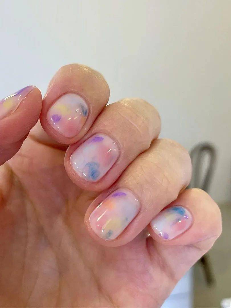 美甲_蝴蝶结_姐妹