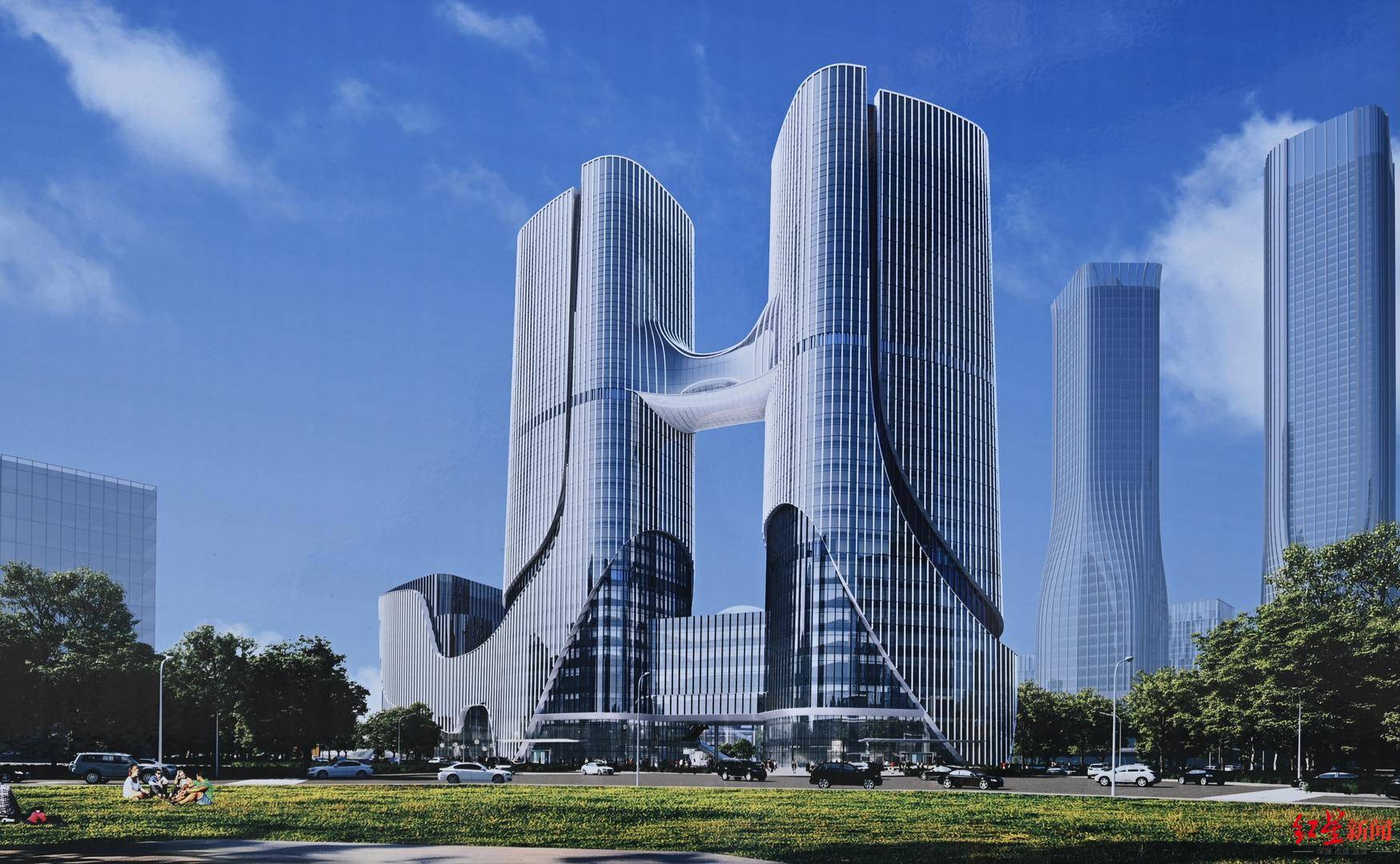 成都传媒产业集团揭牌暨每经中心项目开工仪式今日举行