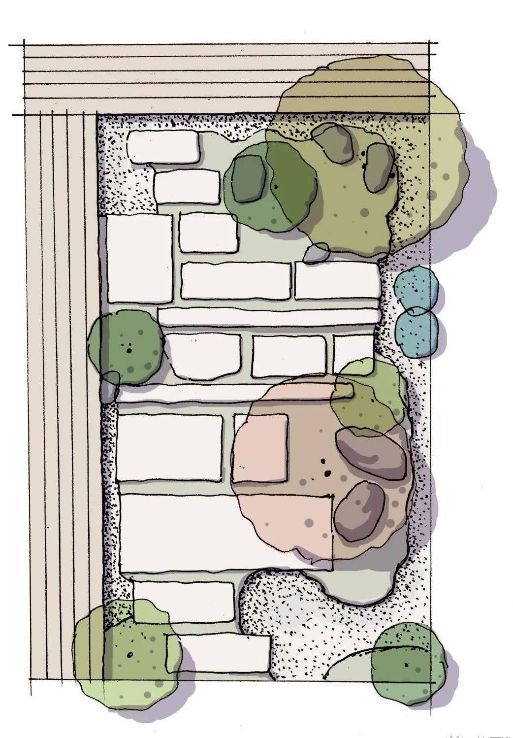 教你如何打造自己的花园艺锋庭院花园平面构思设计课3