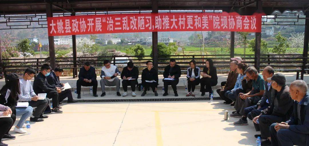 大姚县政协通过院坝协商助推宜居和美乡村建设