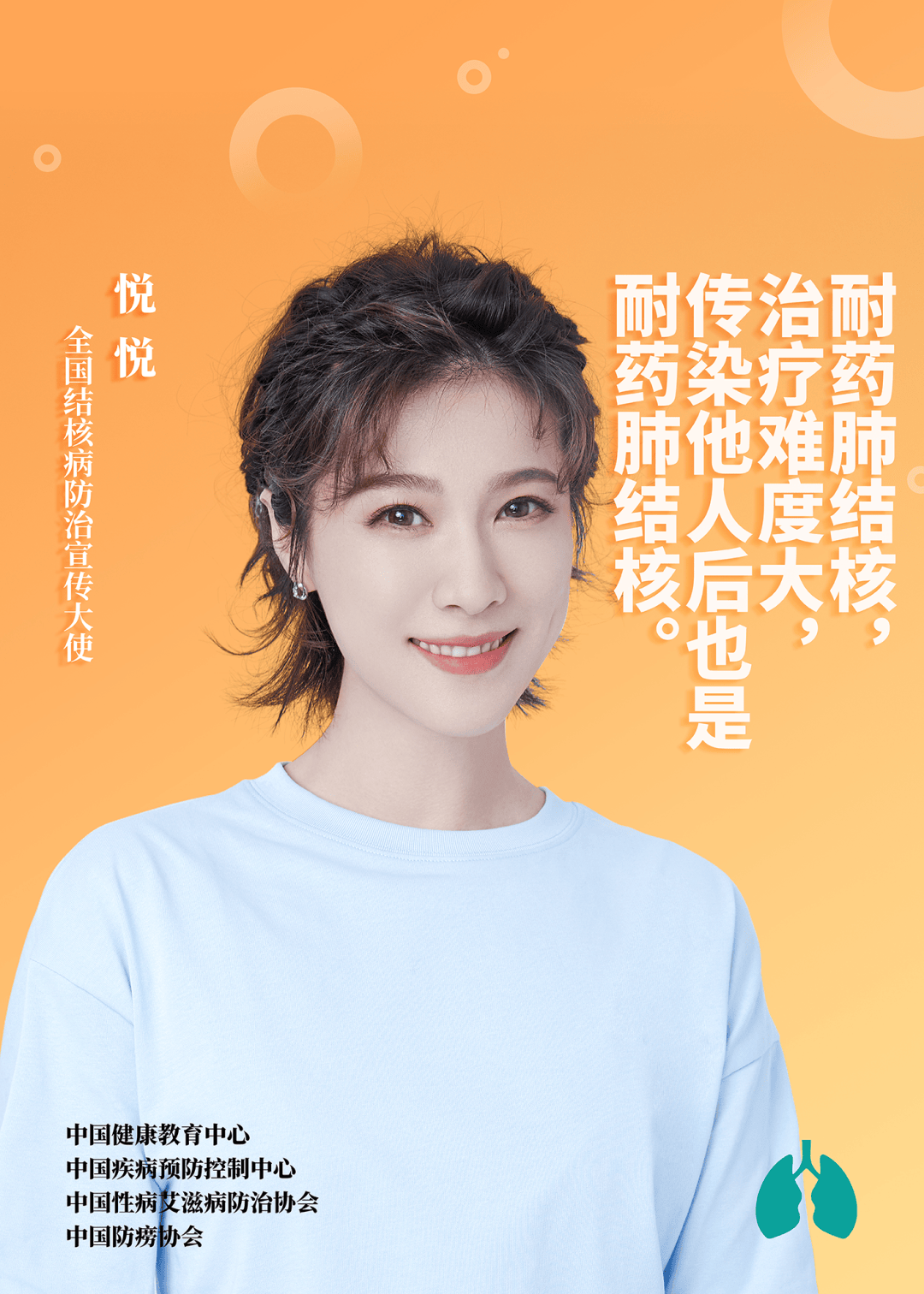 健康教育结核病防治宣传大使提醒您