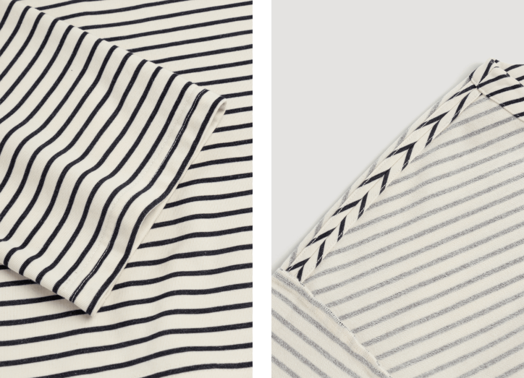 misslh出品容易藏肉又能穿好看的箱型条纹衫