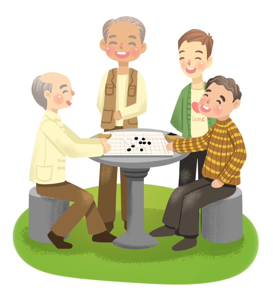 老年人可以多参加一些社交活动,与亲朋好友交流,分享生活的点滴,让