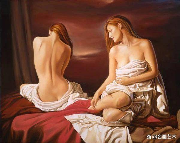 肤色细腻柔美的油画|巴西画家埃德森·坎波斯绘画作品_艺术界_成为了
