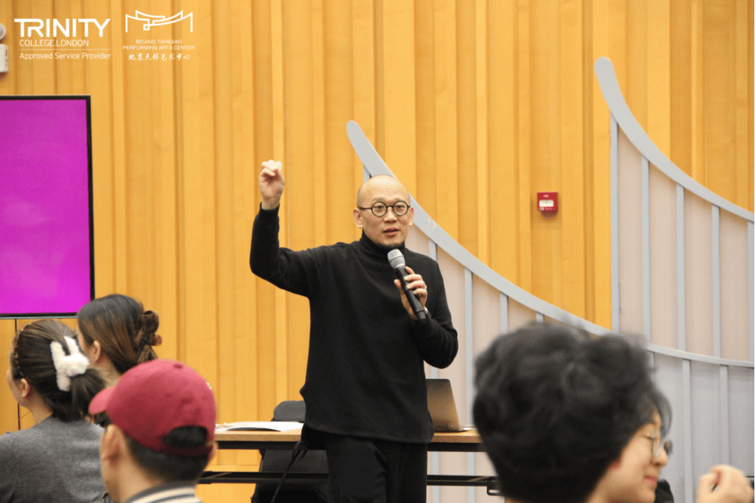 以及伦敦圣三一中国戏剧项目经理江一帆(charlotte)两位老师来到现场