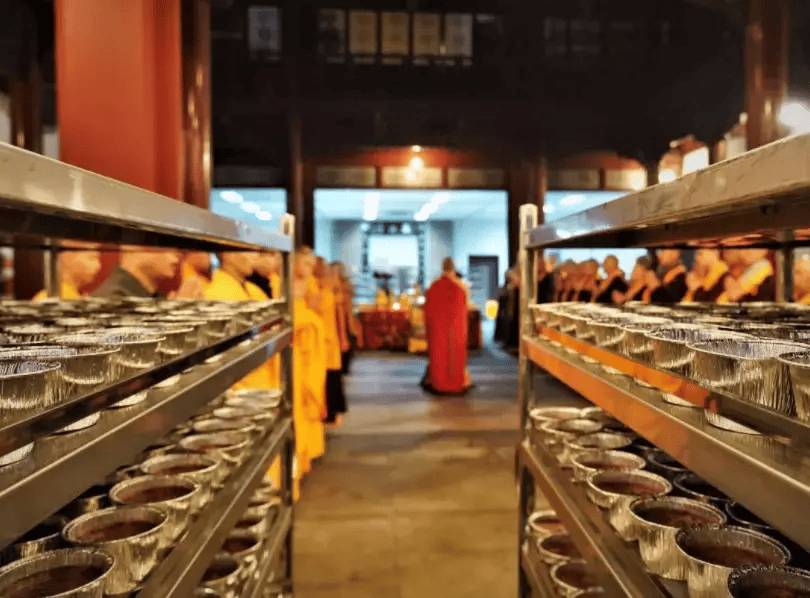 看看他们的伙食就明白了_佛教_寺庙_清规戒律