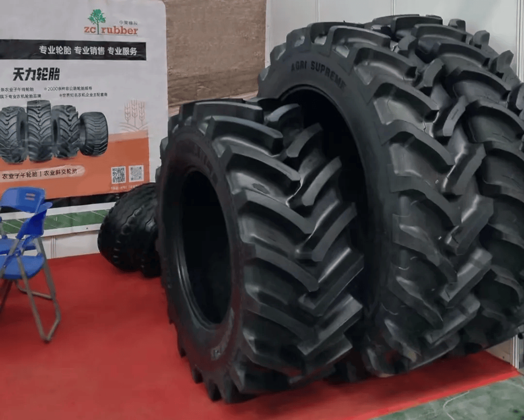 系列齐全天力农业轮胎亮相黑龙江农机展