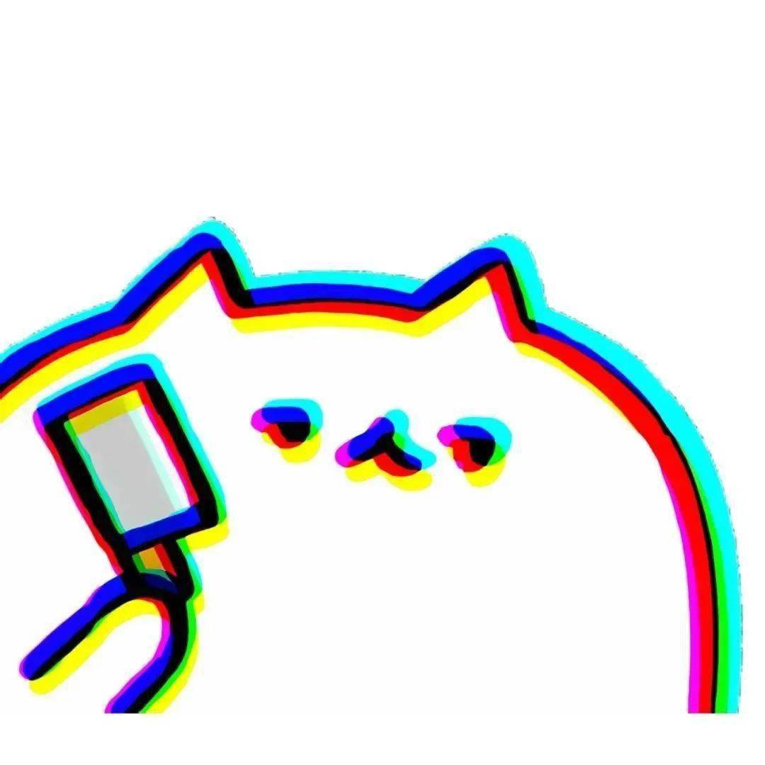 重影小猫癫狂头像
