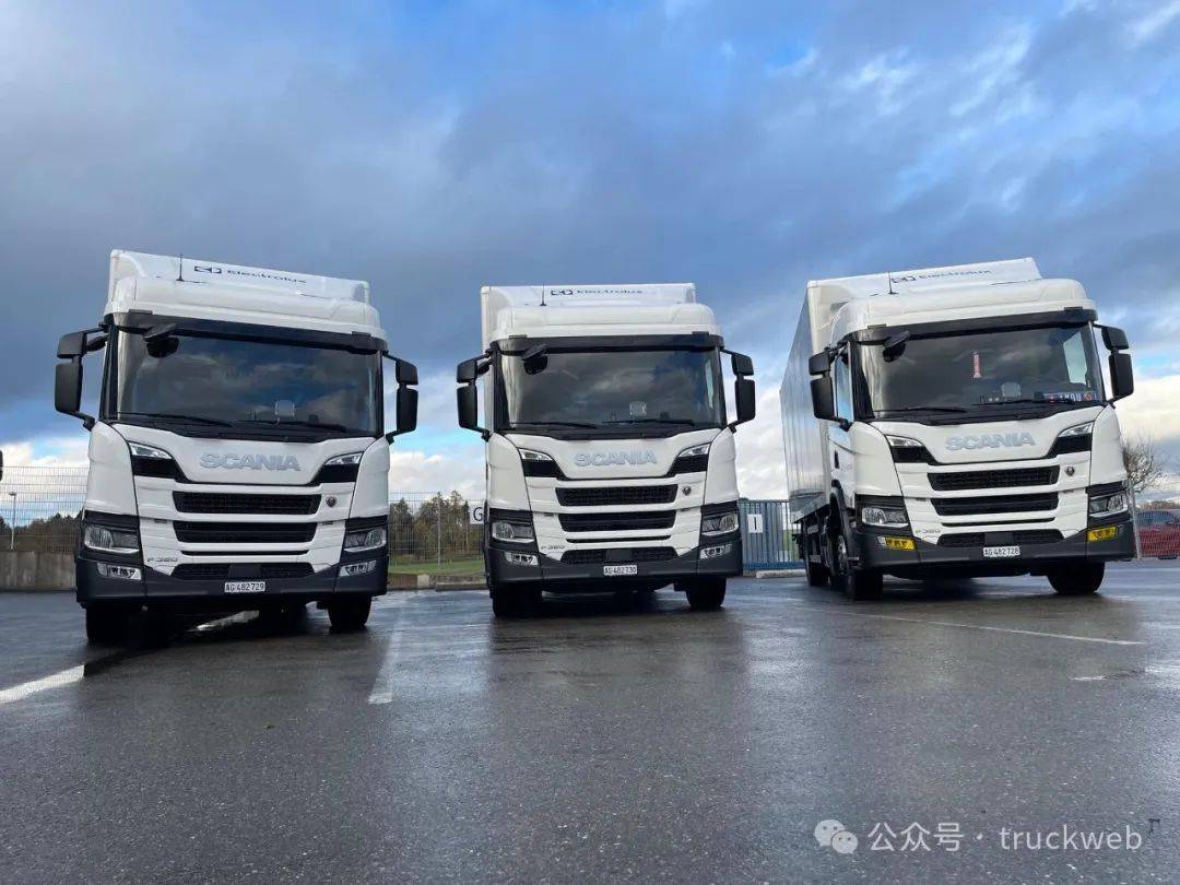 100%生物柴油 减少80%co60排放 斯堪尼亚向伊莱克斯交付p360载货车