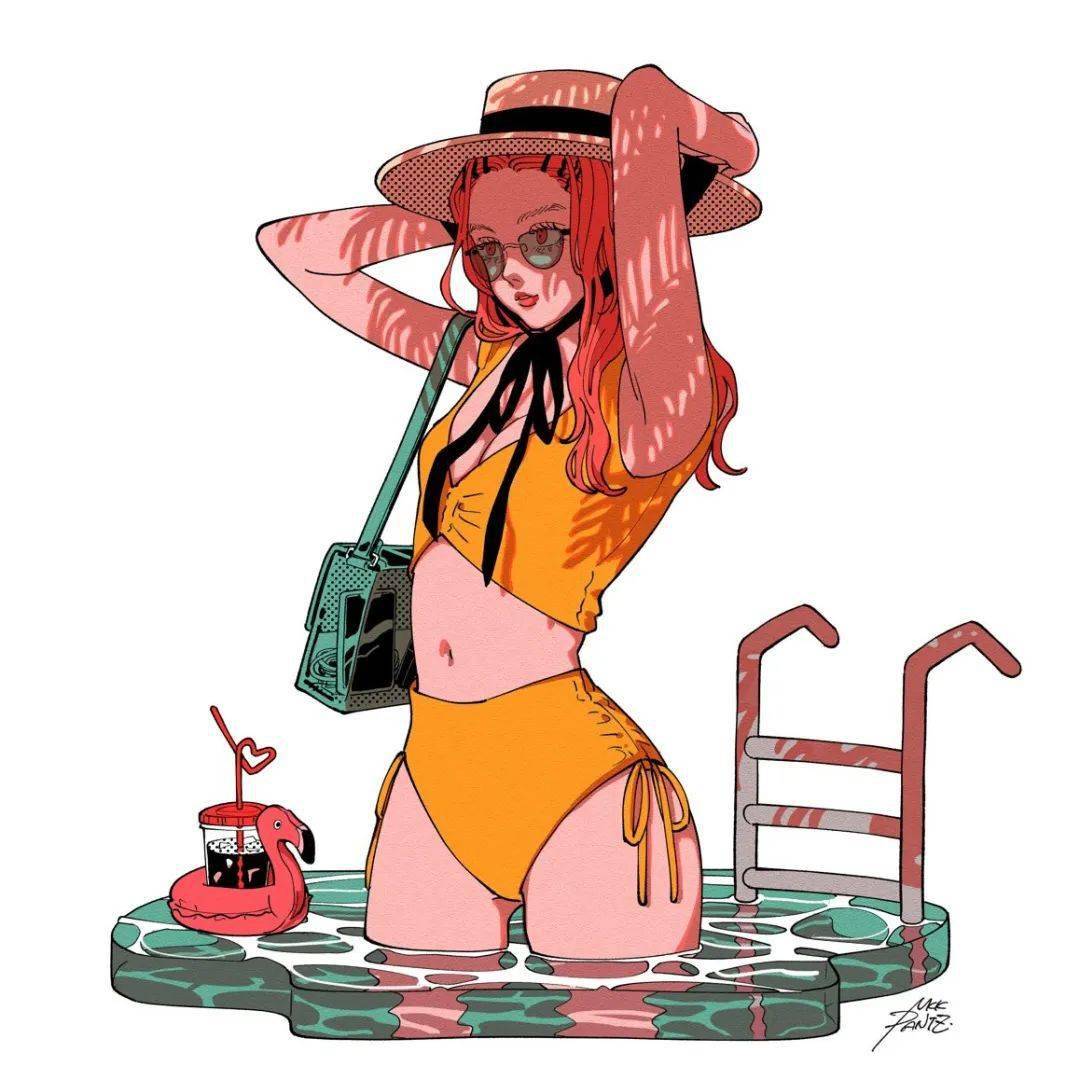 齐肩发大花臂这姐们酷毙了