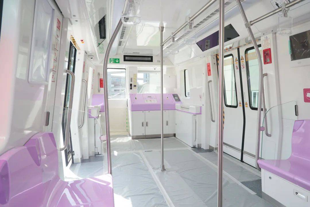 刚刚徐州地铁6号线首车亮相无人驾驶超炫酷