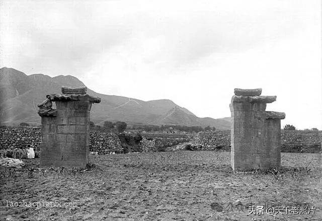 旧事照片1907年河南登封县老照片少林寺风貌一探