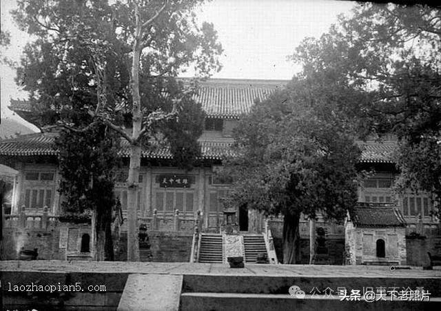 旧事照片1907年河南登封县老照片少林寺风貌一探