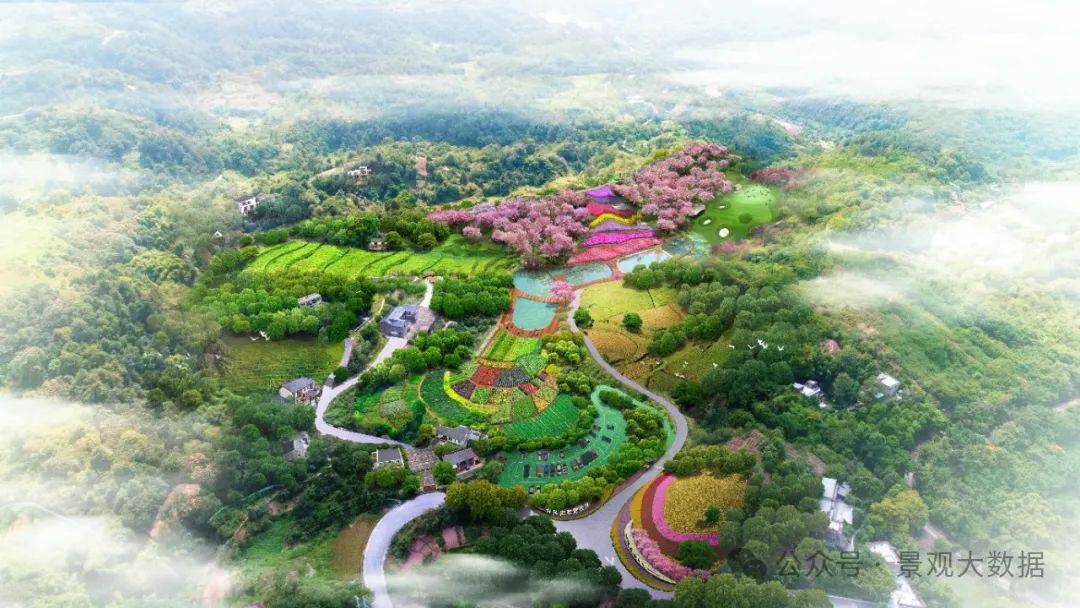 美丽乡村农田彩平这样做,惊艳全场!psd素材合集_景观_平面图_数据