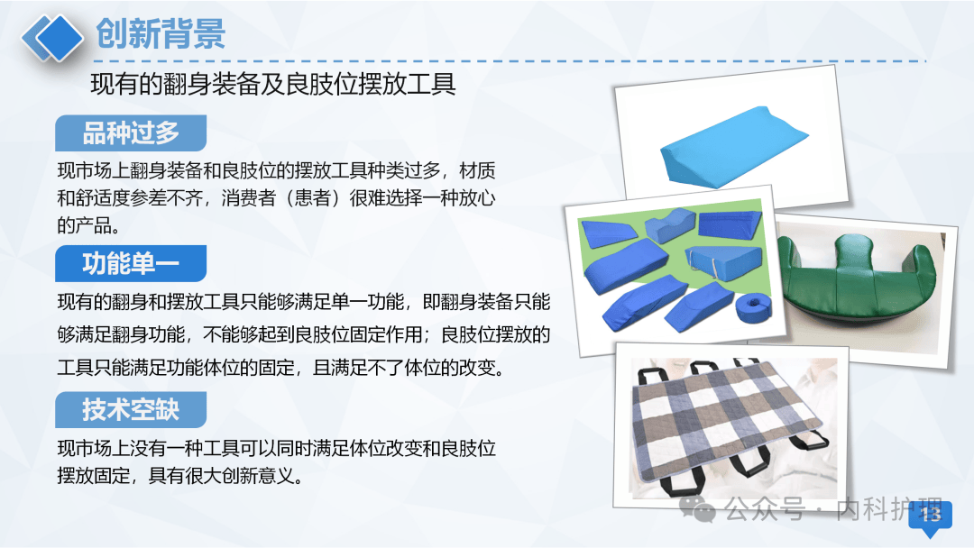 【ppt】护理创新 | 一种辅助良肢位摆放翻身枕(附操作视频)