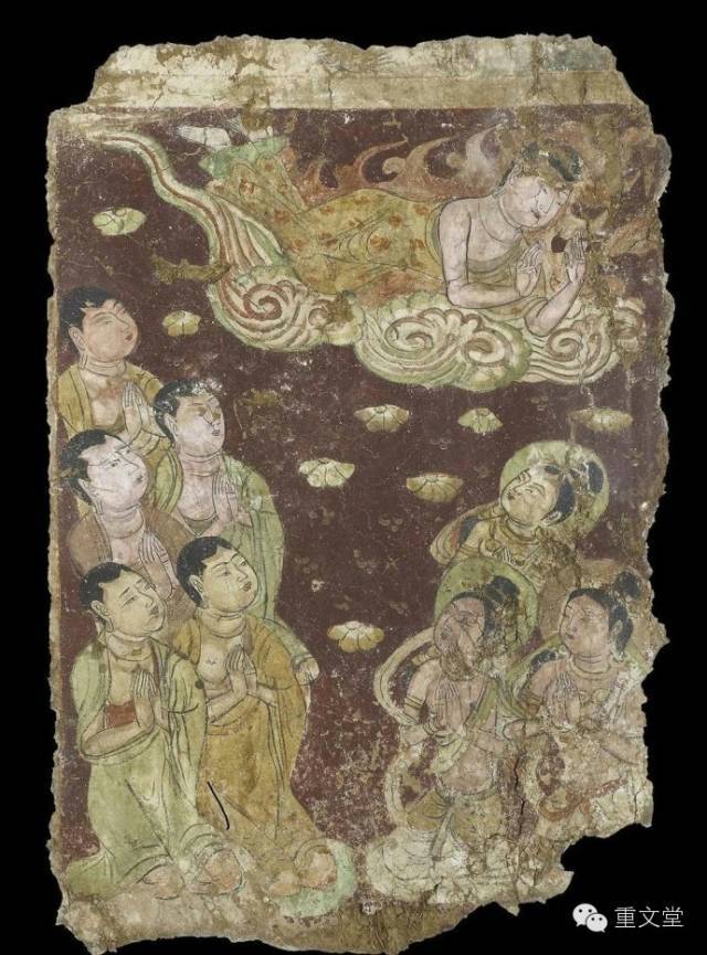 乱石穿空大英博物馆藏敦煌壁画