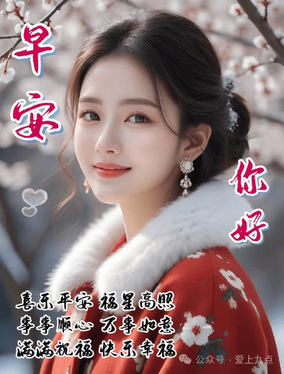 漂亮美女祝福图片图片