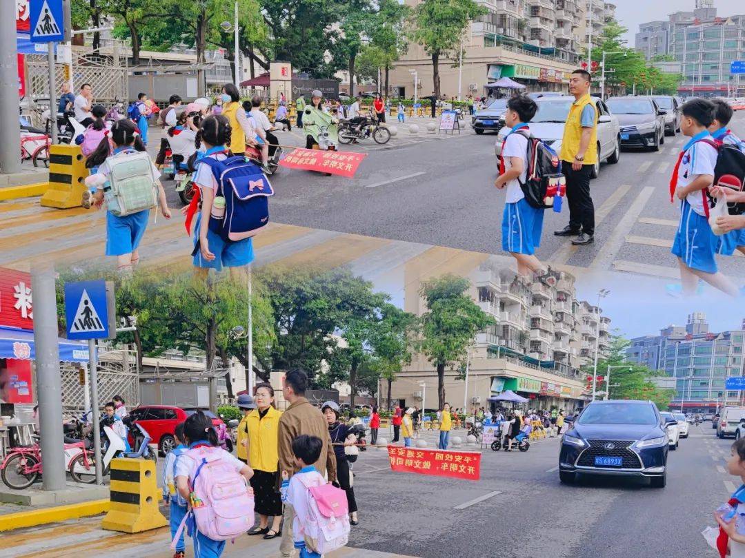 最美守护见证成长西溪小学第六周家长志愿服务队爱心护岗活动