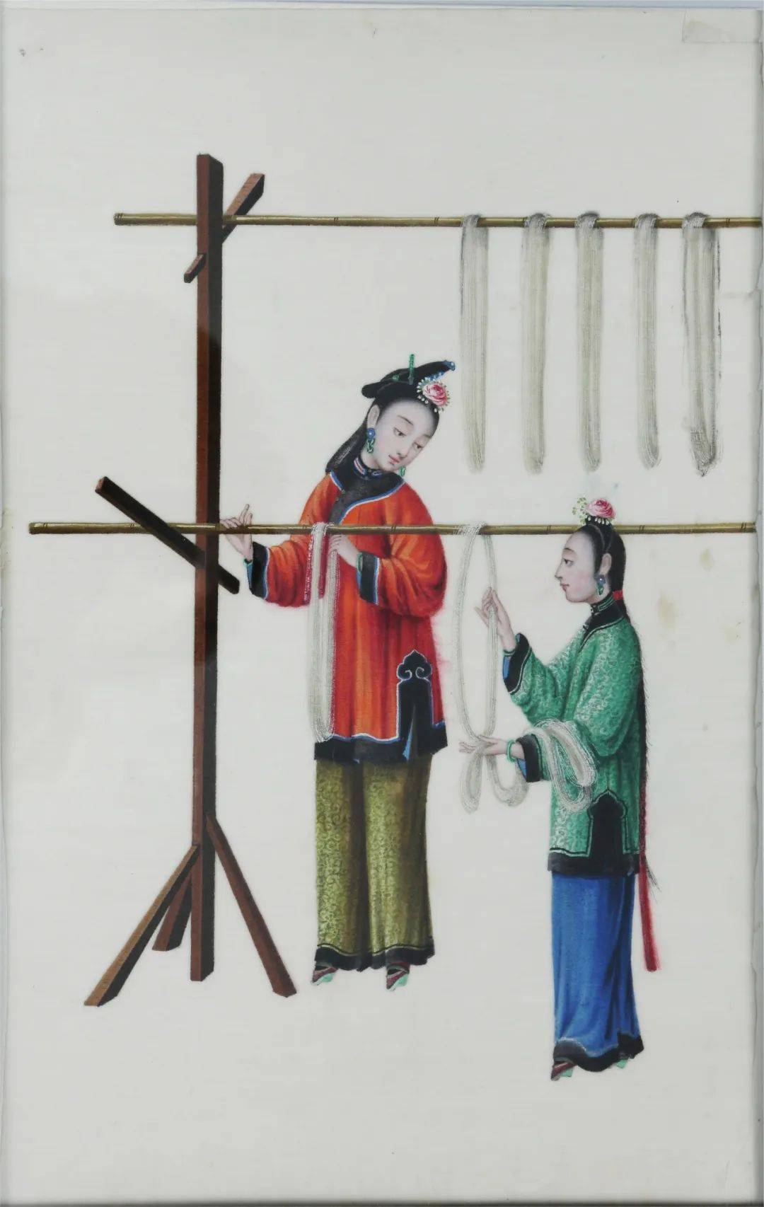 大观精品赏析不一样的明信片外销通草水彩画文末有福利