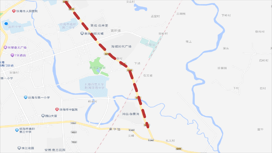 s201省道长坡镇墟农业银行路段13,g223国道安竹路口至湖仔卫生院路段
