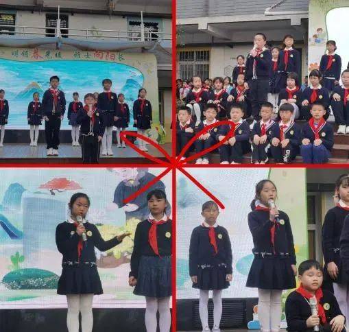 清明时节祭英烈红色基因薪火传武汉市洪山区广埠屯小学清明节系列教育