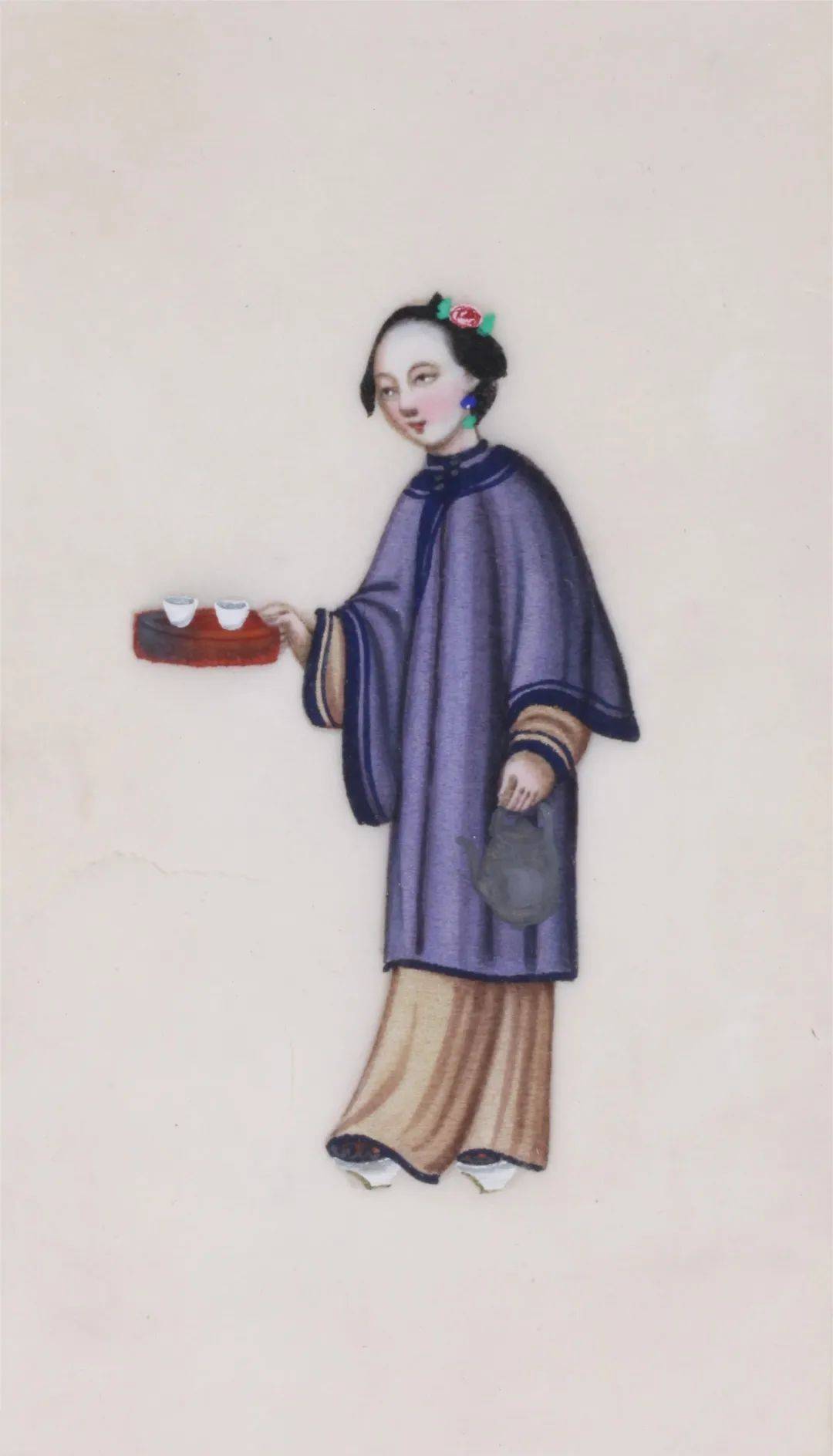 大观精品赏析不一样的明信片外销通草水彩画文末有福利