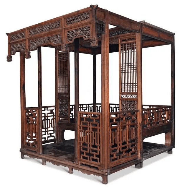 罗汉_红木_围栏