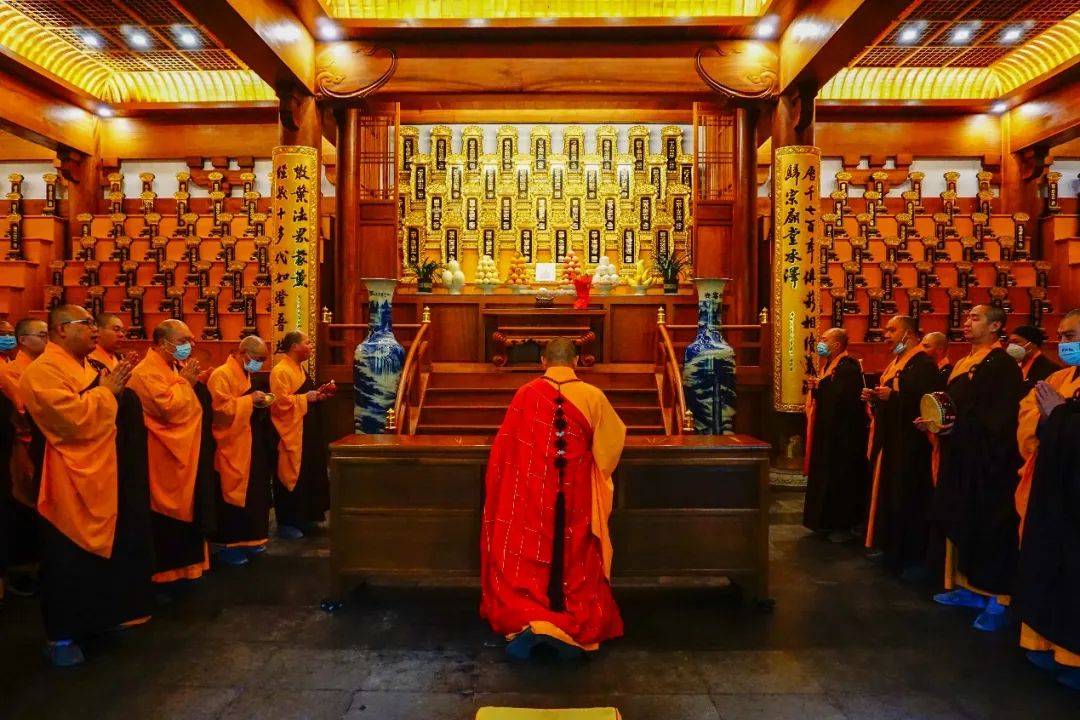 新闻饮水知源承恩追远杭州灵隐寺举行清明上供礼祖佛事