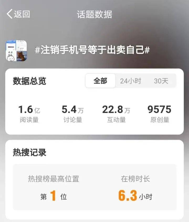 冲上热搜注销手机号等于出卖自己官方回应来了