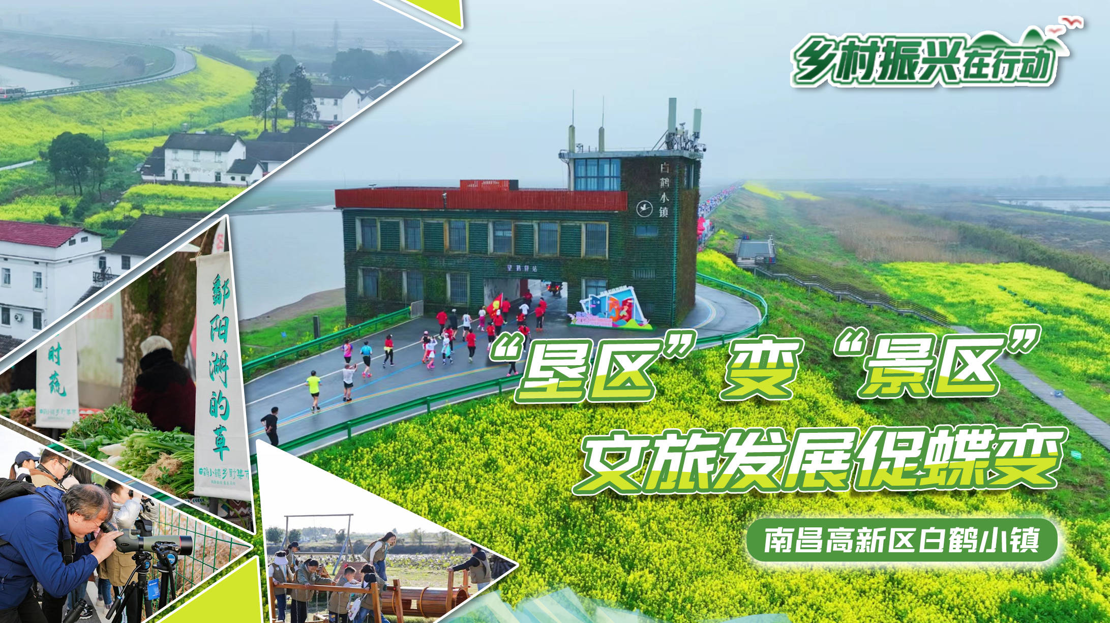 乡村振兴在行动丨南昌高新区白鹤小镇垦区变景区文旅发展促蝶变