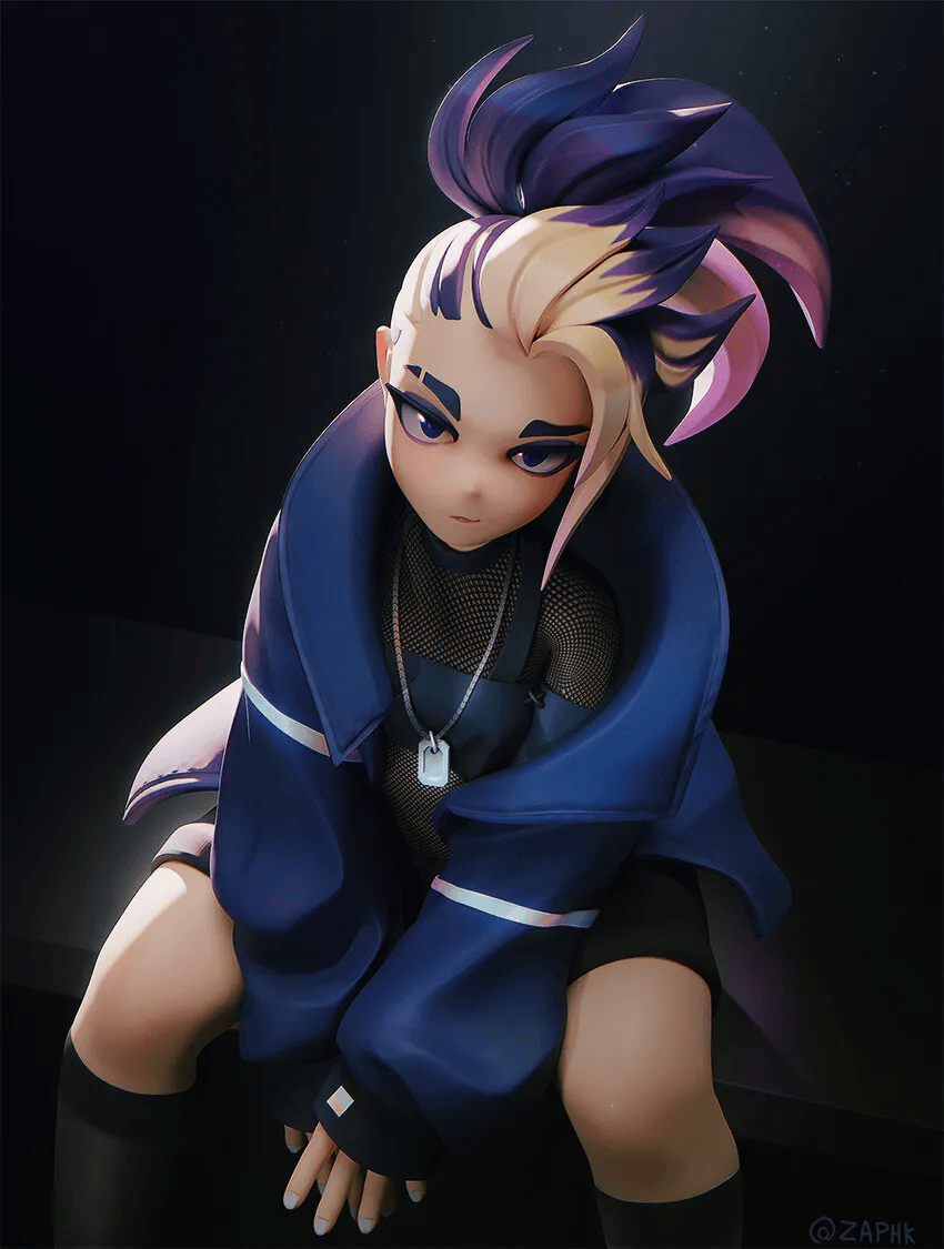 这建模不出手办可惜了2d老油条出身却凭模型火了anamendes作品分享7