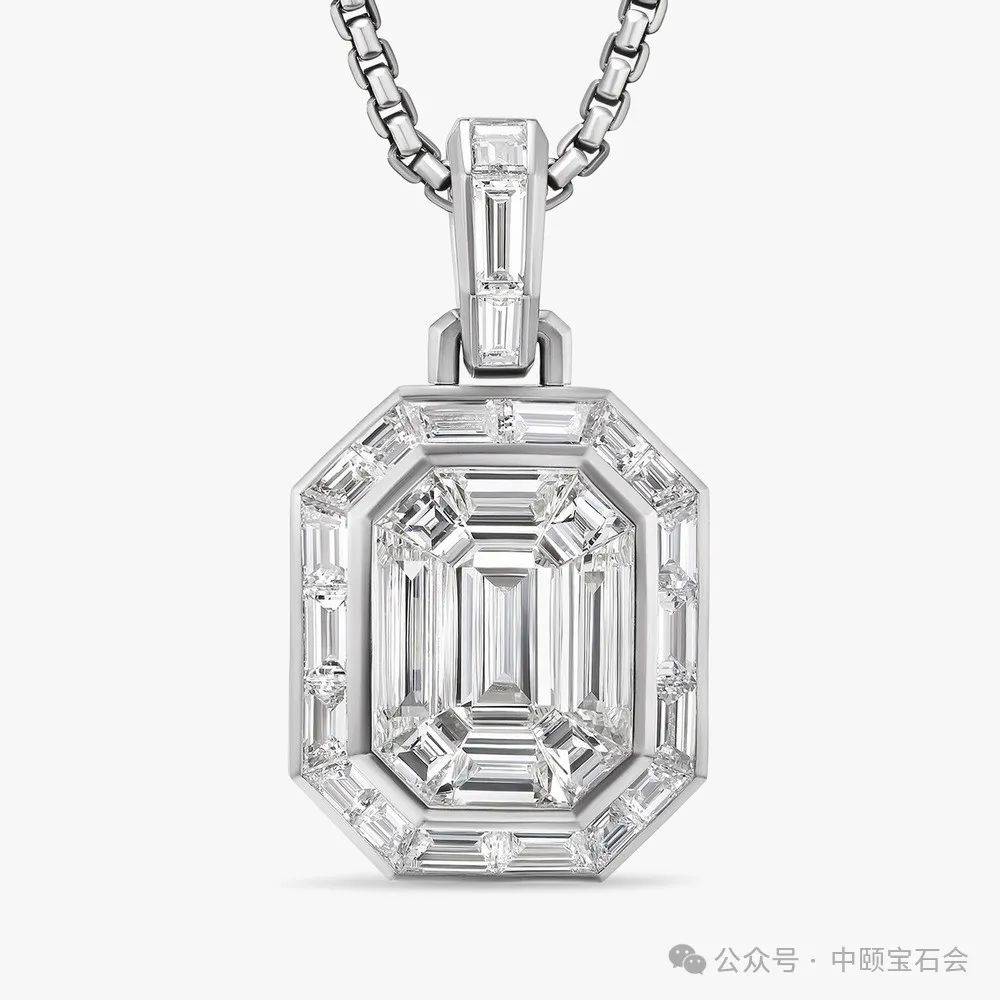 40ct钻石,by david yurman.deco 铂金戒指,镶嵌6.