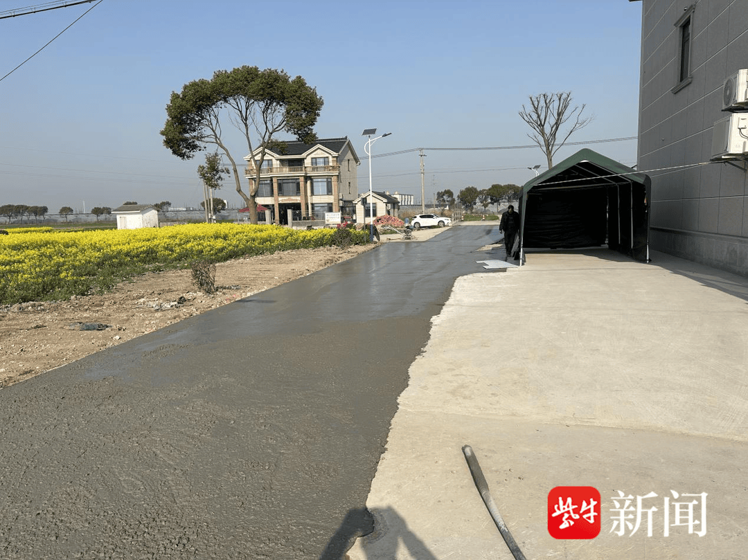 基础设施补短板便民利民促发展常熟市支塘镇八字桥村解决群众行路难