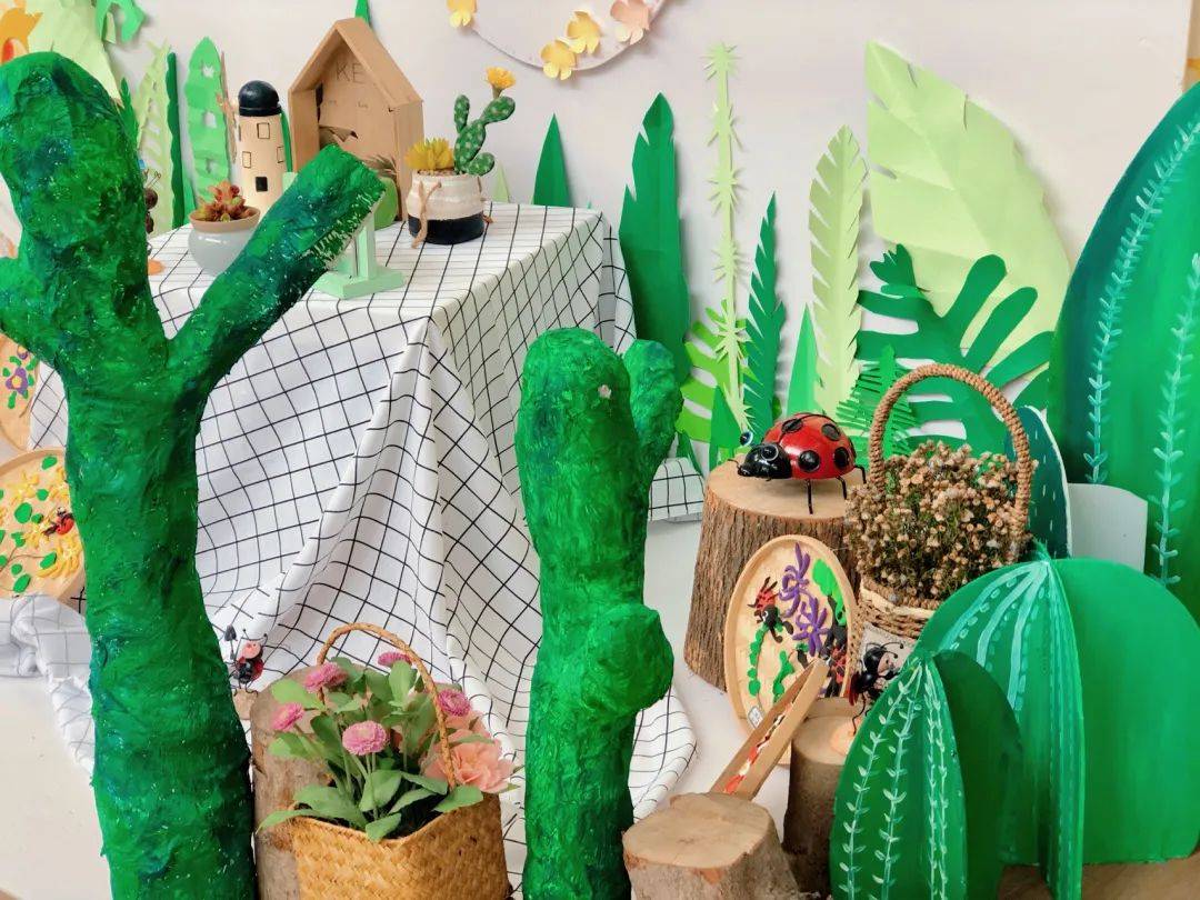 创意环创幼儿园春季植物角环境布置春日美景尽收眼底