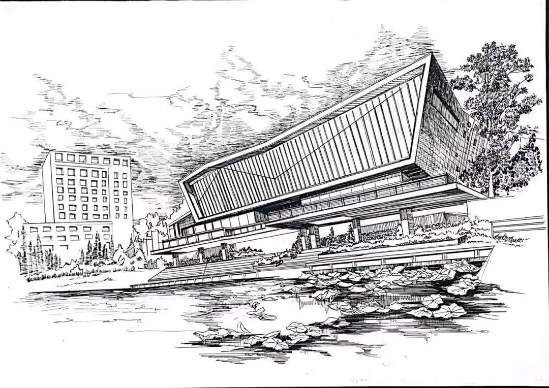 教师们特地以40周年校庆作为切入口课堂不再局限于画室而融于校园风景