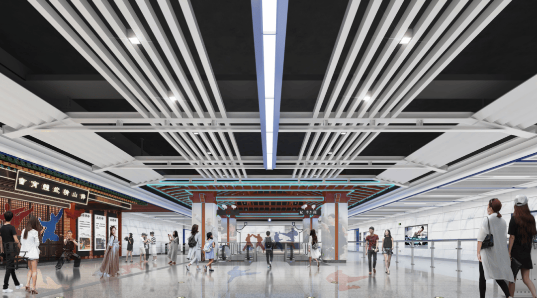 功夫主题整体效果图位于中山公园内的佛山精武体育会会址,是佛山市