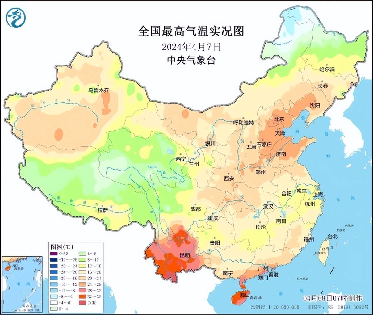 未来三天北方将有一次降温降水过程华南等地雨水暂歇天气转好