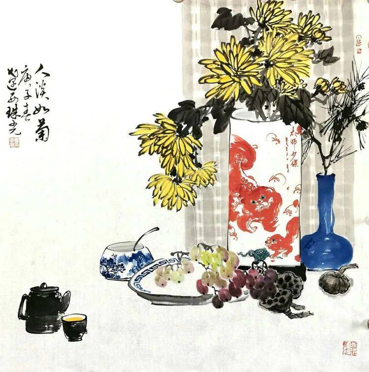 花鸟画写意派代表人物图片