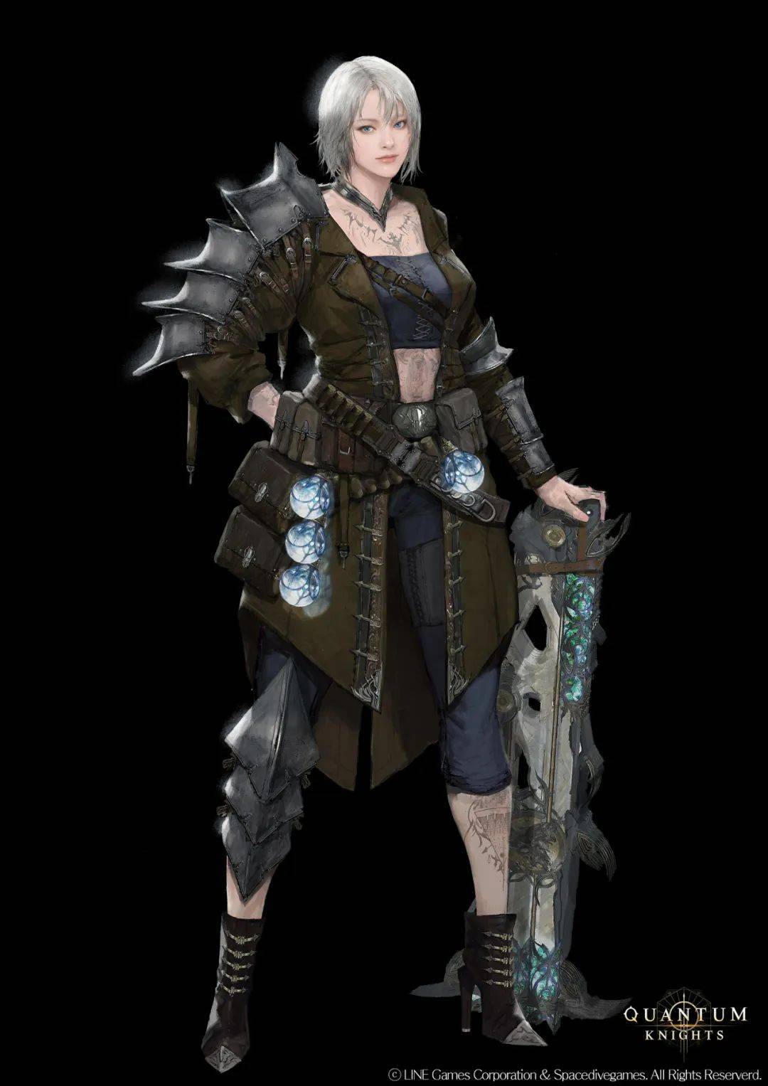 设计小稿很有看头韩游quantumknight角色概念设定7game