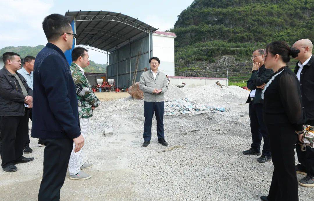 4月8日,县委副书记,县长沈国章先后来到城关镇六华村,尚宁村和黄金村