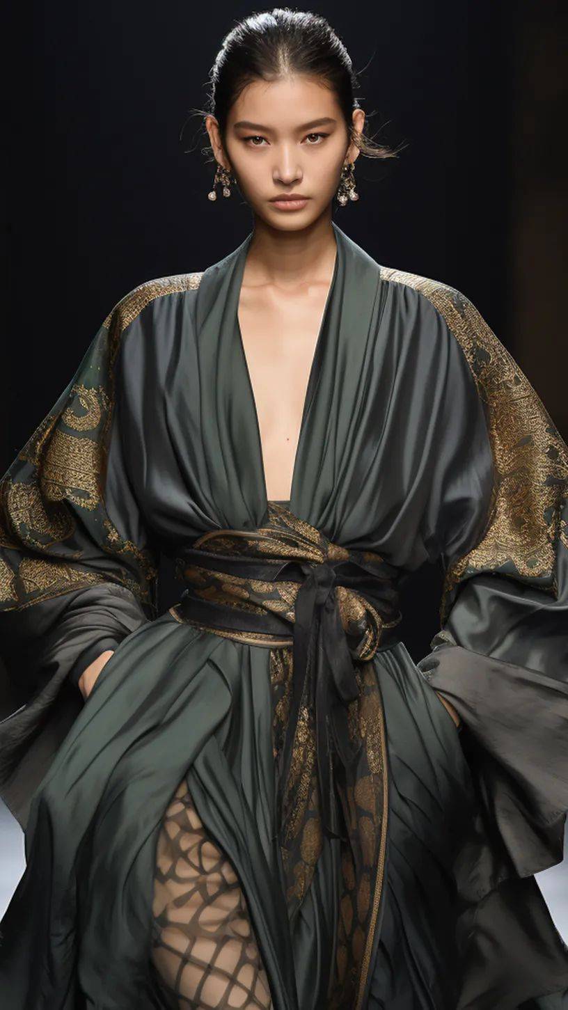 aw2024深圳时装周走心天然之美锦绣香云