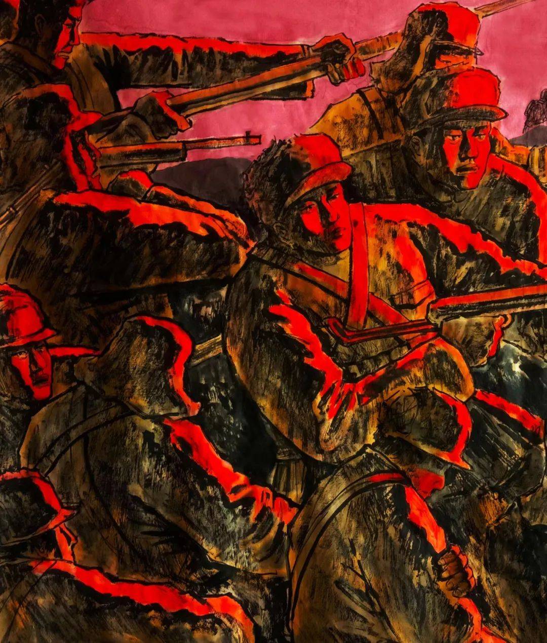 打造宋庄第一画,范笑歌书画史诗《平津战役》在宋庄开始创作