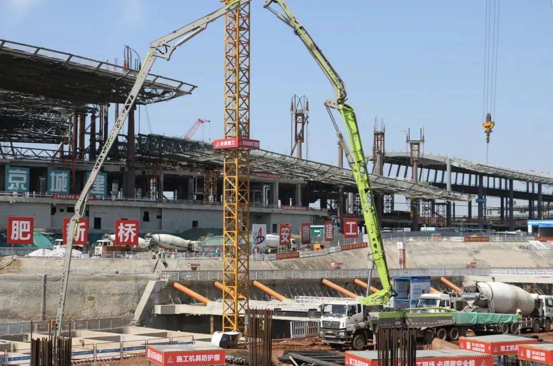 安徽首个空地轨一体化枢纽项目最新进展来了→_合肥新桥机场_建设