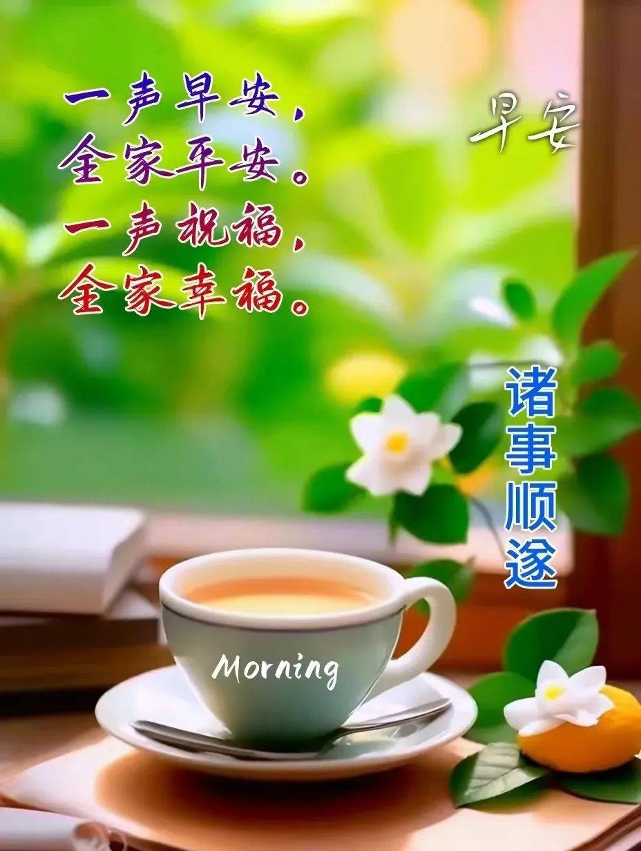2024最新早上好祝福语,早上好精句短句,健康快乐平安!